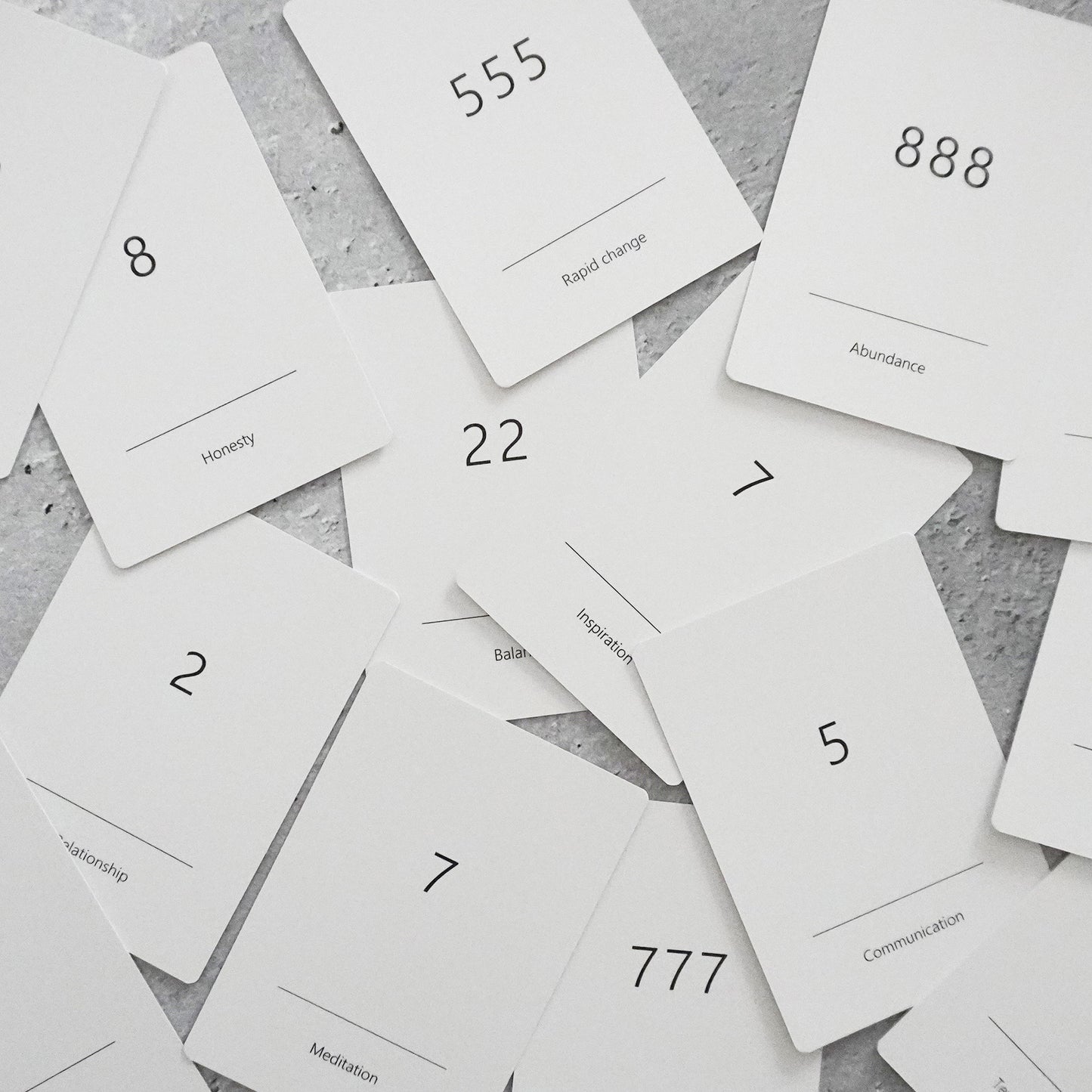 Oracle Card / Numbers.