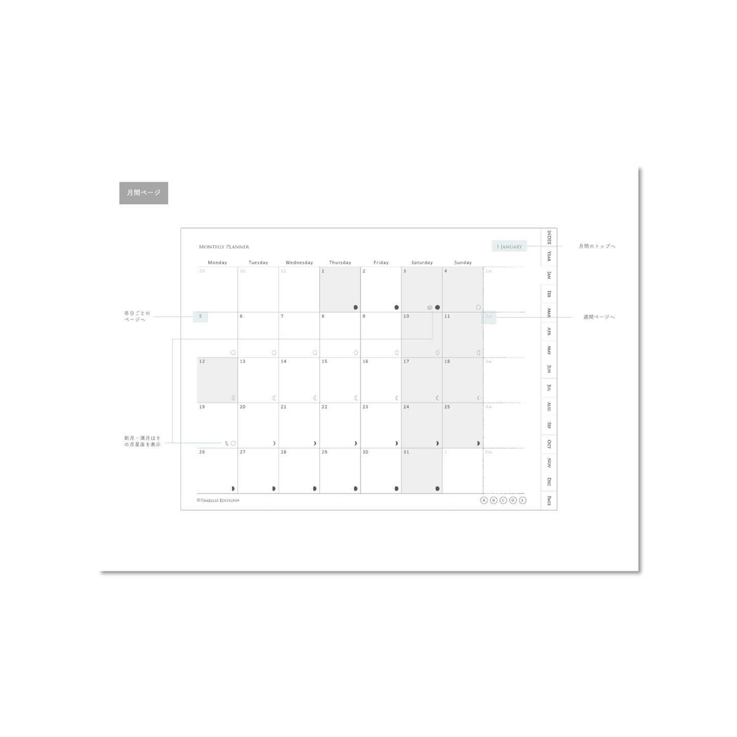Digital Moon & Nature Diary 2026